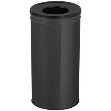 Cos gunoi metalic 40 litri cu capac deschis plat