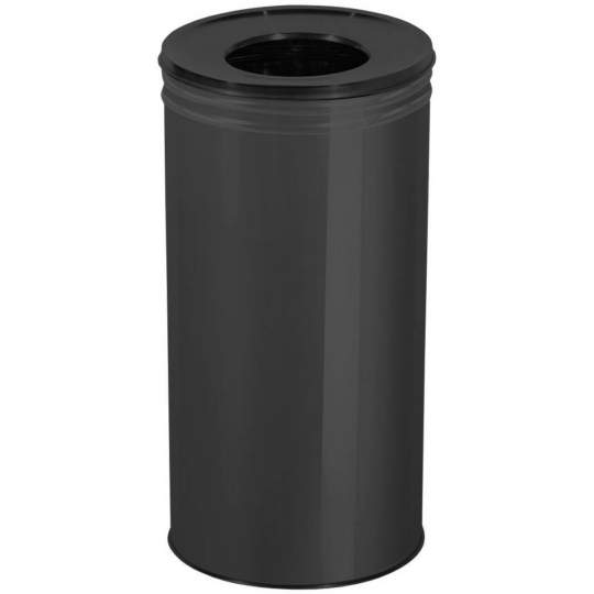 Cos gunoi metalic 40 litri cu capac deschis plat