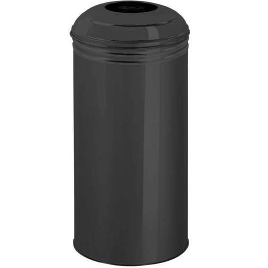 Cos gunoi metalic 40 litri cu capac deschis rotunjit