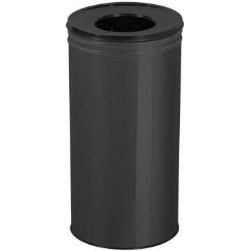 Cos gunoi metalic 70 litri cu capac deschis plat