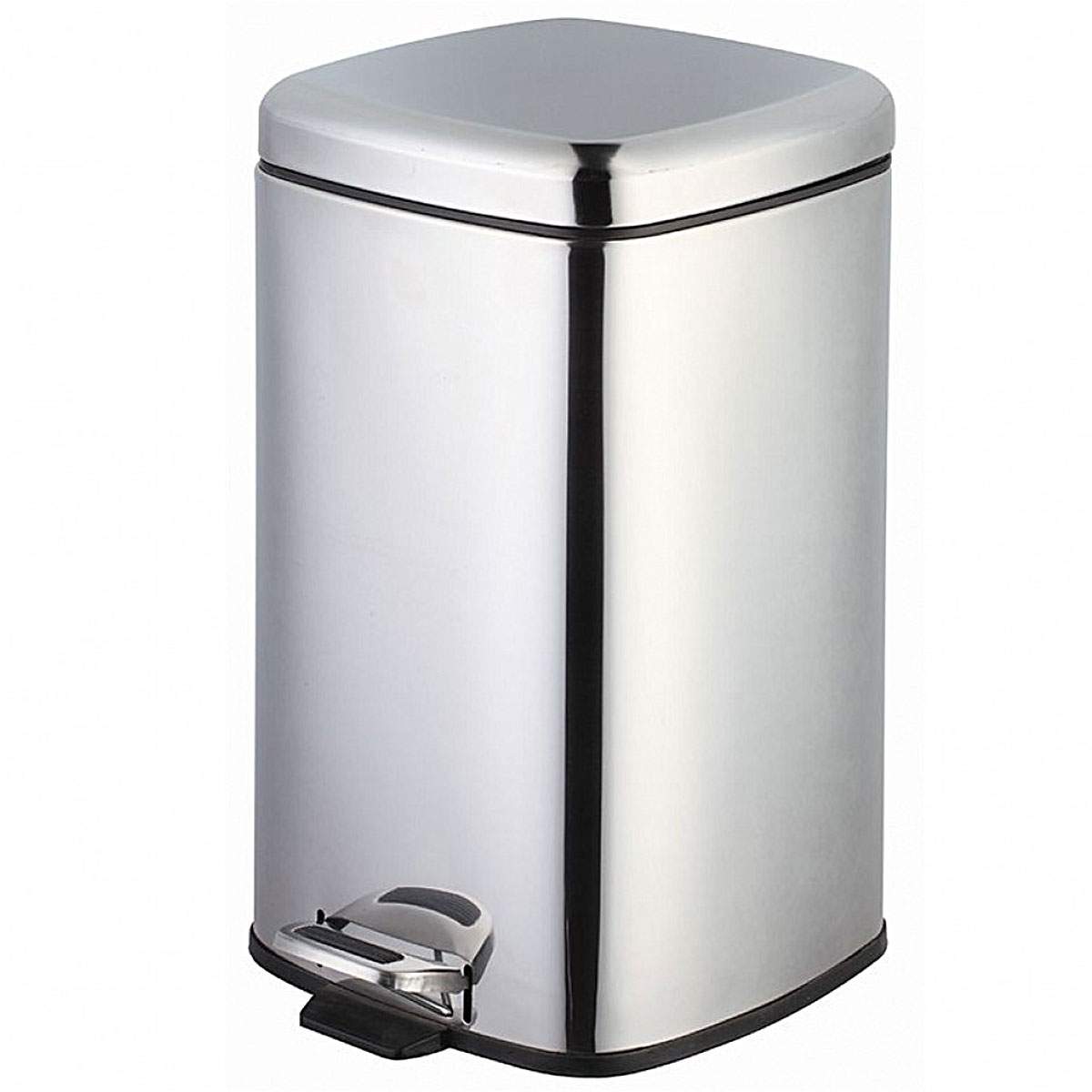 Cos De Gunoi Patrat Cu Pedala Inox 30 Litri Sirius Distribution