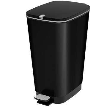 Cos gunoi cu pedala 41.2 litri negru Chic L