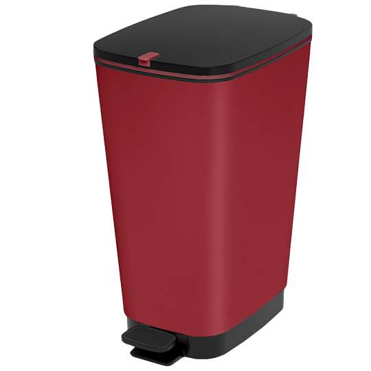 Cos gunoi cu pedala 41.2 litri visiniu Chic L