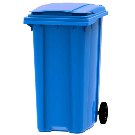 Europubela 360 litri albastra ESE pentru hartie si carton (1 bucata) Europubela 360 litri albastra ESE pentru hartie si carton (1 bucata)