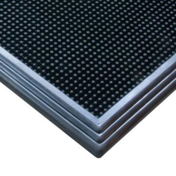 Covor dezinfectant tip tavita 61x81x2cm pentru dezinfectant, cauciuc, negru (1 bucata)