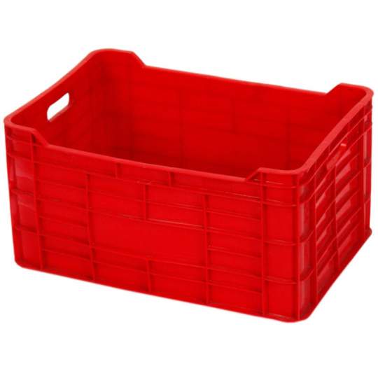 Naveta plastic 60x40x30 cm rosie UTIL 30 pereti plini (1 bucata)