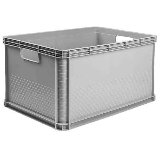 Naveta 64L pereti plini, gri 60x40x32 cm (1 bucata)