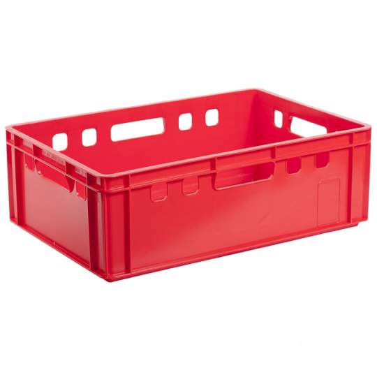 Naveta pentru carne 60x40x20 cm, model E2 rosu (1 bucata)