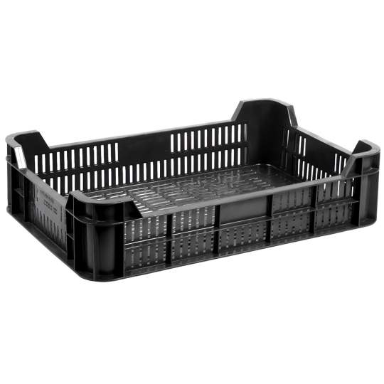 Naveta pereti perforati Neagra, Util 10, 60x40x15cm (1 bucata)