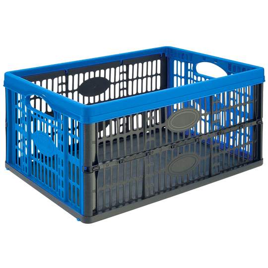 Naveta pliabila cu manere, 32 litri, albastra