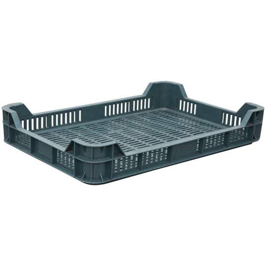 Naveta plastic legume fructe 60x40x9.7cm UTIL 5 pereti perforati Industria