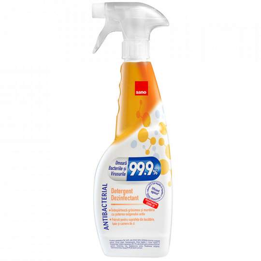 Detergent dezinfectant universal spray cu eficienta de 99.9% (750 ml)