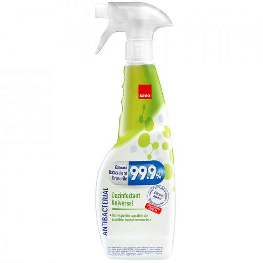 Dezinfectant universal suprafete spray cu eficienta de 99.9% (750 ml)