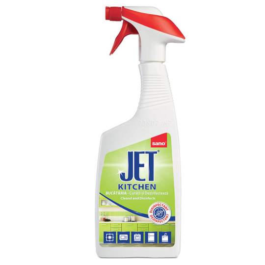 Solutie de curatenie universala bucatarie Sano Jet - distruge 99.9% din microbi (750ml)