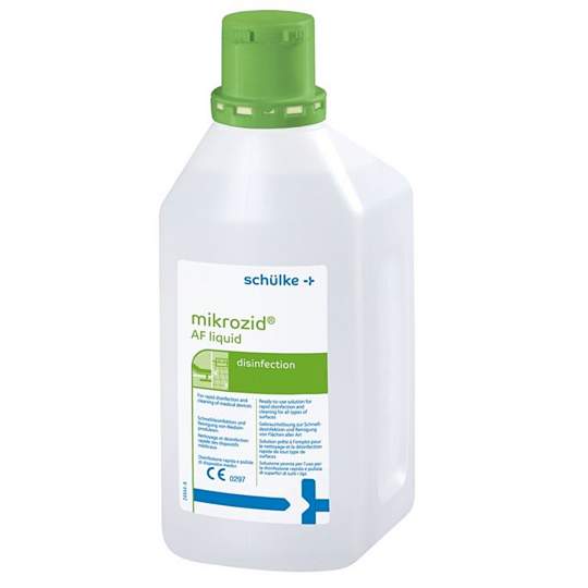 Dezinfectant Mikrozid AF Liquid Schulke cu alcool, suprafete si dispozitive medicale non-invazive (1 litru) Dezinfectant Mikrozid AF Liquid Schulke cu alcool, suprafete si dispozitive medicale non-invazive (1 litru)