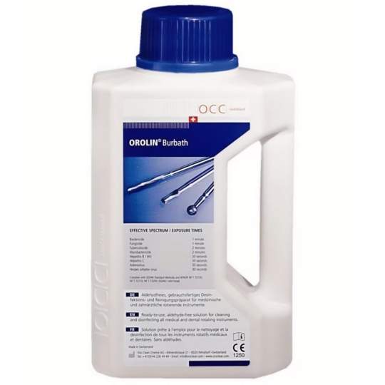 Dezinfectant rapid instrumentar rotativ Orolin Burbath OCC, 2 litri (1 bucata)