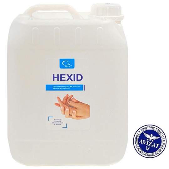 Hexid - Dezinfectant si antiseptic maini si tegumente, avizat BIOCIDE (5 litri)