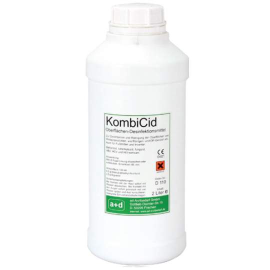Dezinfectant concentrat pentru suprafete și dispozitive medicale, Kombicid (2 litri)