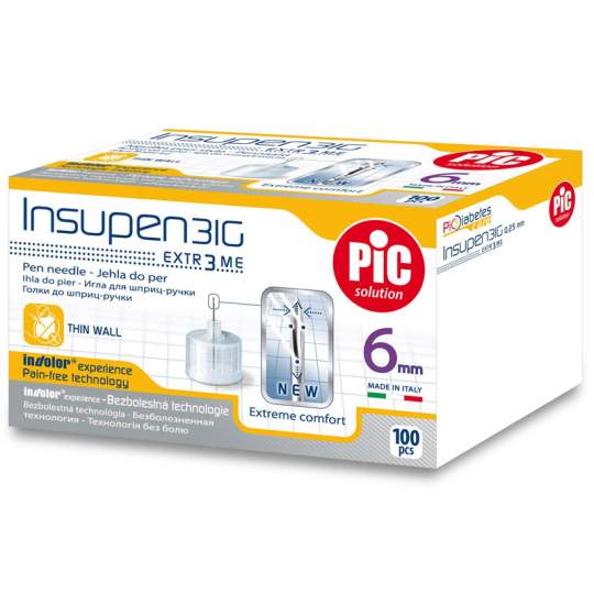 Ace pen insulina sterile INSUPEN 31G x 6 mm (100 bucati/cutie) Ace pen insulina sterile INSUPEN 31G x 6 mm (100 bucati/cutie)