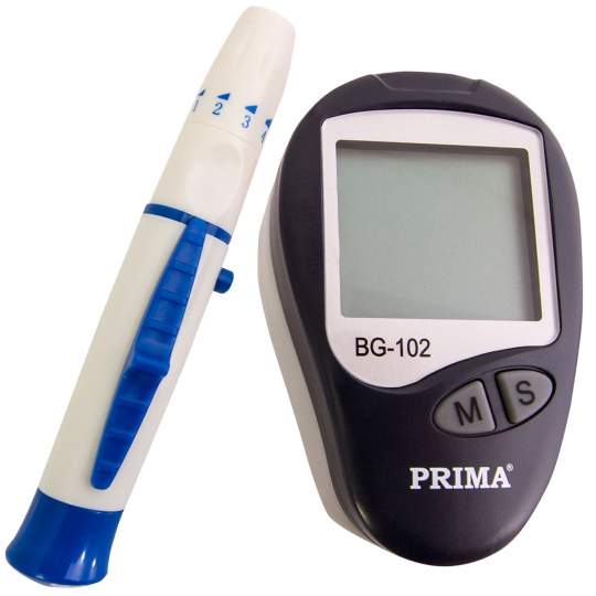 Glucometru si dispozitiv de intepat marca Prima (1 bucata)
