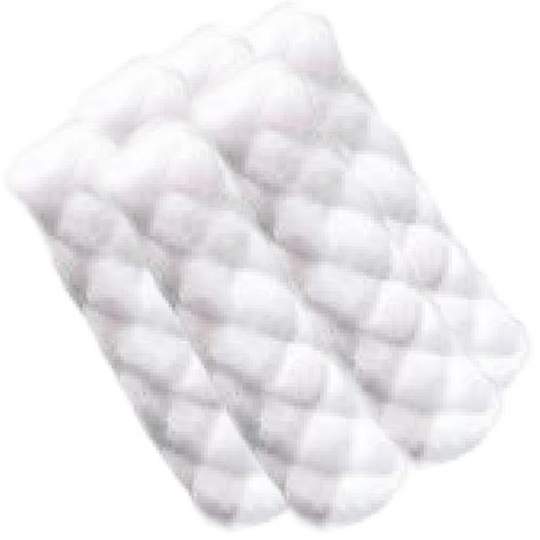 Rulouri dentare nr. 2 impletite, 38x10mm din bumbac, sterilizabile (1000 bucati)