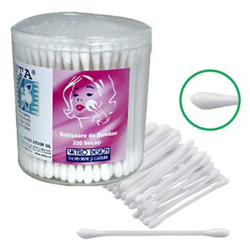 Betisoare bumbac ALINTA 200 buc/cutie