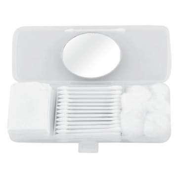Set cosmetic 10 dischete + 65 betisoare + 10 bile, oglinda