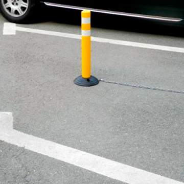 Stalp mobil antiparcare reflectorizant (1 bucata)