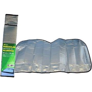Parasolar folie aluminiu 1 fata, 60x130cm (1 bucata)