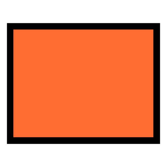 Placa ADR Neutră 400x300mm | Aluminiu Reflectorizant Conform Normelor