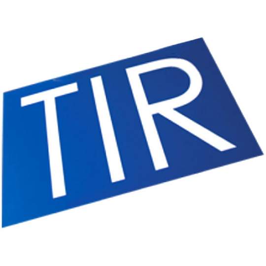 Placa TIR pliabila nereflectorizanta 400x250mm