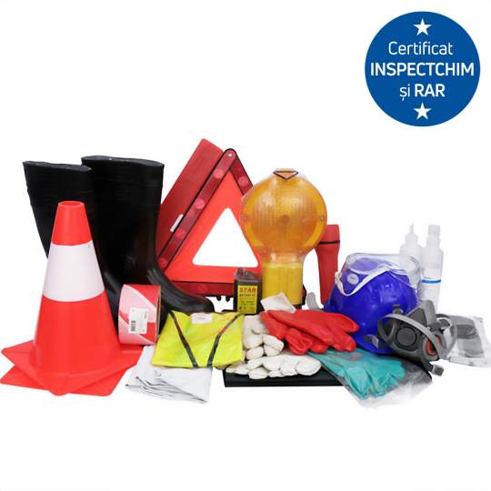 Trusa ADR marca Prima, certificata INSPECTCHIM si Registrul Auto Roman