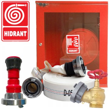 Have a bath Slump malt Cutie hidrant complet echipata (cutie hidrant, furtun PSI presiune lucru 15  bar, robinet, teava refulare, racord fix) + Cadou | Sirius Distribution