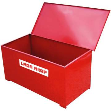 Lada pentru nisip volum 0.5 metri cubi, pentru stingerea incendiului