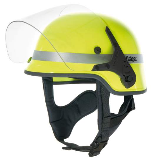 Casca protectie pompier Drager HPS 4500 H3 cu vizor, culoare galben neon (1 bucata)