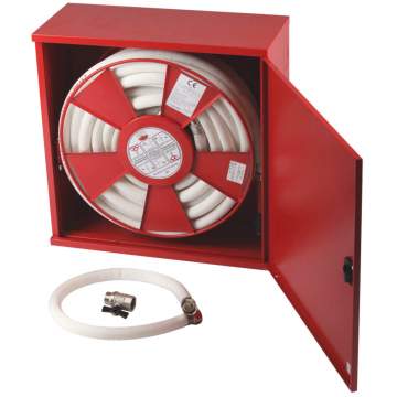 Cutie hidrant interior echipata complet, furtun 30m semirigid D-25 (1 tol), 650 x 650 x 260 mm
