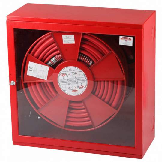 Cutie hidrant interior echipata complet, furtun 30m semirigid D-25 (1 tol), 650 x 650 x 260 mm