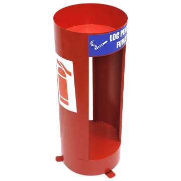  Scrumiera exterior din otel, cu loc pentru nisip si locas stingator P6