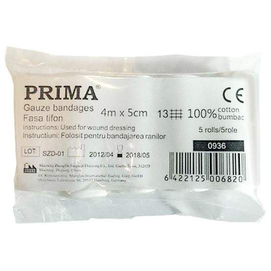 Fasa tifon in banderola hartie 4m x 5cm (5 bucati)