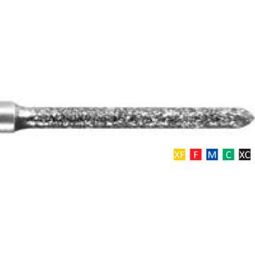 Freze Diamantate Beveled Cylinder 131 F 012S(1/10mm), XF, F, M, C, lungime 24mm (10 bucati)
