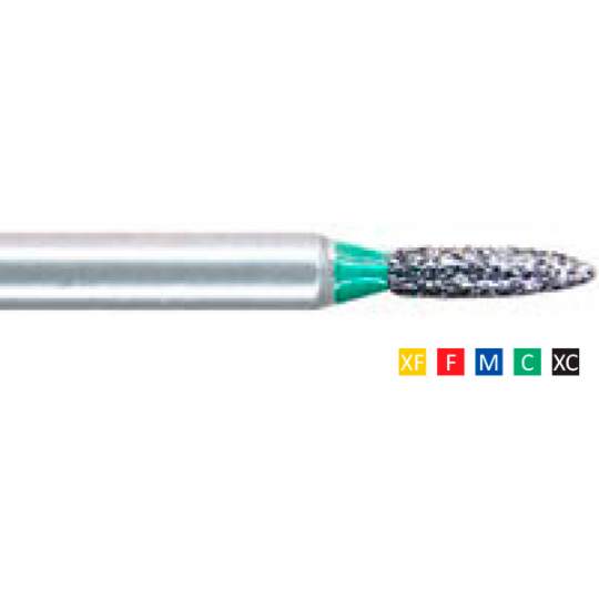 Freze Diamantate Flame 247 F 014(1/10mm), XF, F, M, C, XC, lungime 19mm (10 bucati) Freze Diamantate Flame 247 F 014(1/10mm), XF, F, M, C, XC, lungime 19mm (10 bucati)