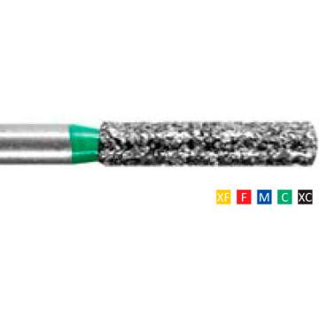 Freze Diamantate Flat End Cylinder 111 F 012/014/017(1/10mm), XF, F, M, C, XC, lungime 22mm (10 bucati)