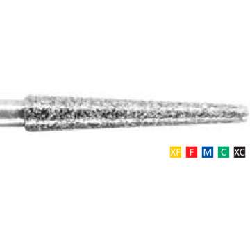 Freze Diamantate Flat End Taper 174 F 013/020(1/10mm), XF, F, M, C, XC, lungime 24mm (10 bucati)