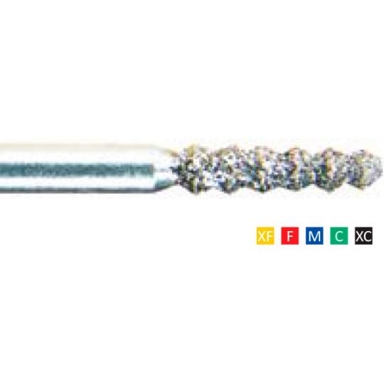 Freze Diamantate Gross Reduction Taper 521 F 019(1/10mm), M, C, XC, lungime 22mm (10 bucati)