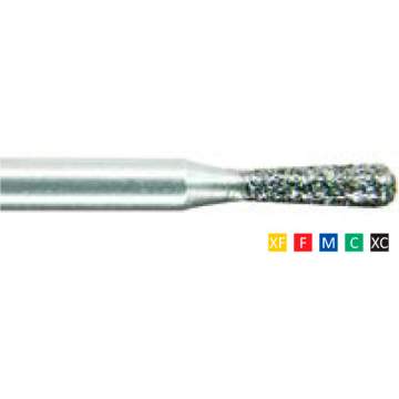 Freze Diamantate Pear 238 F 014(1/10mm), XF, F, M, C, XC, lungime 19mm (10 bucati)