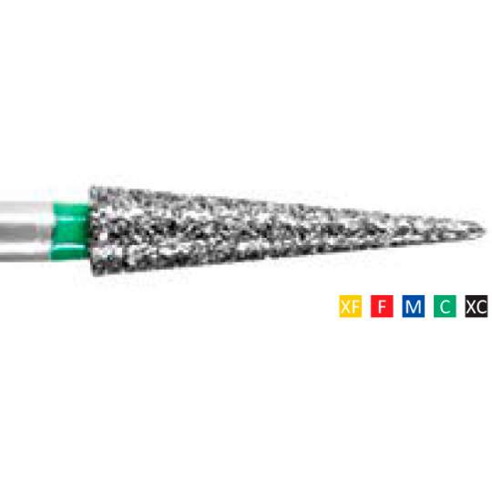 Freze Diamantate Pointed Cone 166 F 014/016/017/019(1/10mm), XF, F, M, C, XC, lungime 24mm (10 bucati) Freze Diamantate Pointed Cone 166 F 014/016/017/019(1/10mm), XF, F, M, C, XC, lungime 24mm (10 bucati)