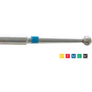 Freze Diamantate Round 697 F 014/016/017(1/10mm), F, M, C, XC, Tip Reamer pentru canal, lungime 23mm (10 bucati)