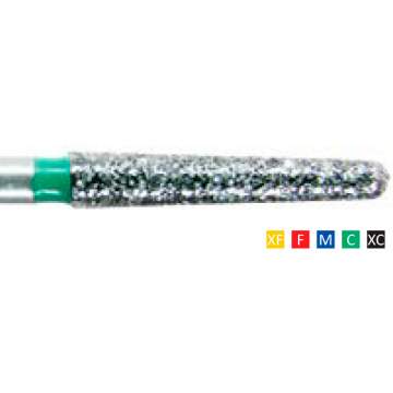 Freze Diamantate Round End Taper 200 F 016(1/10mm), XF, F, M, C, XC, lungime 24mm (10 bucati)