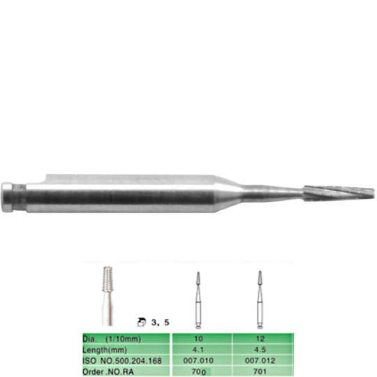 Freze extradure pentru turbina, efilate (5 buc)
