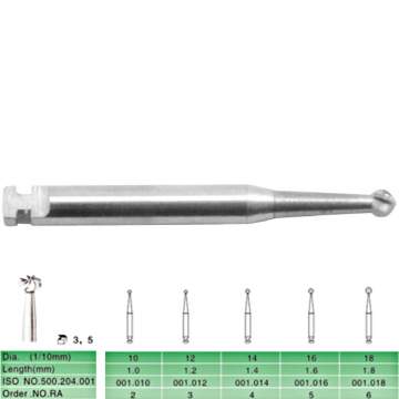 Freze extradure pentru turbina, sferice-globulare (5 buc)